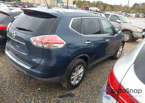 2016 Nissan Rogue Sv из США, поврежденный, VIN KNMAT2MT8GP631897